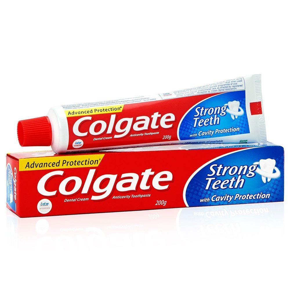 Colgate Toothpaste Dental Cream Strong Teeth – 200g – APS Smart Bazaar –  Unit of ASSJ Big Alam Bazaar Marketing Pvt Ltd